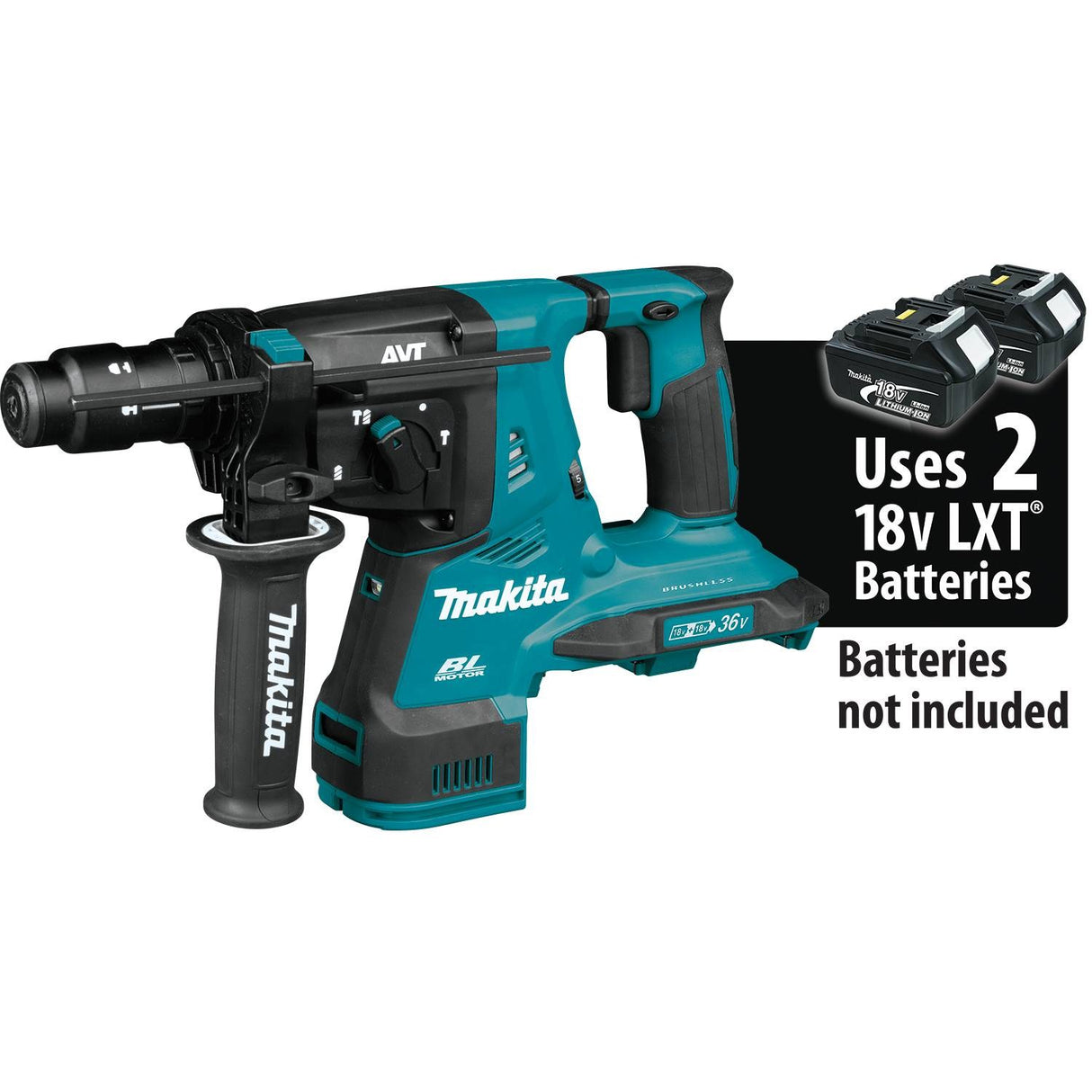 Makita XRH11Z 18V X2 LXT (36V) Brushless 1-1/8" Rotary Hammer, SDS-Plus