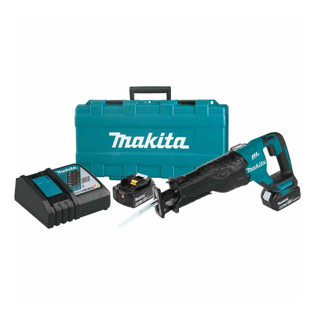 Makita XRJ05T 18V LXT Brushless Cordless Reciprocating Saw Kit 5.0Ah