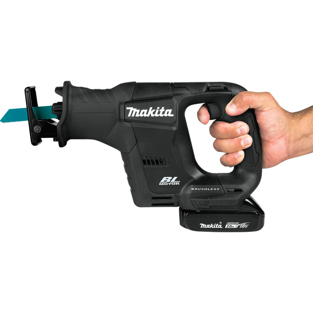 Makita XRJ07R1B 18V LXT Sub-Compact Recipro Saw Kit (2.0Ah) - 7