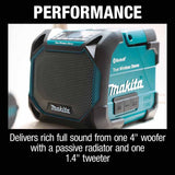 Makita XRM11 18V LXT / 12V max CXT® Lithium-Ion Cordless Bluetooth Job Site Speaker (Tool Only) - 7