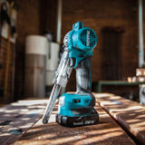 Makita XSB01TJ 18V LXT Lithium-Ion Brushless Cordless 3/8" x 21" Detail Belt Sander Kit, Bag (5.0Ah) - 12