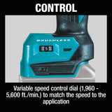 Makita XSB01Z 18V LXT Lithium-Ion Brushless Cordless 3/8" x 21" Detail Belt Sander (Tool Only) - 6