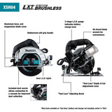 Makita XSH04ZB 18V LXT Sub-Compact 6-1/2” Circular Saw (Tool Only) - 2