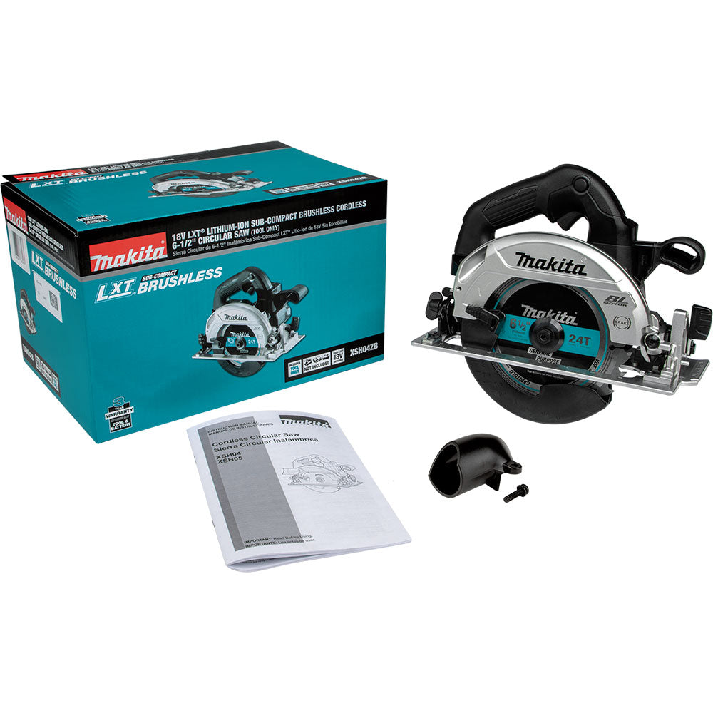 Makita XSH04ZB 18V LXT Sub-Compact 6-1/2” Circular Saw (Tool Only) - 3