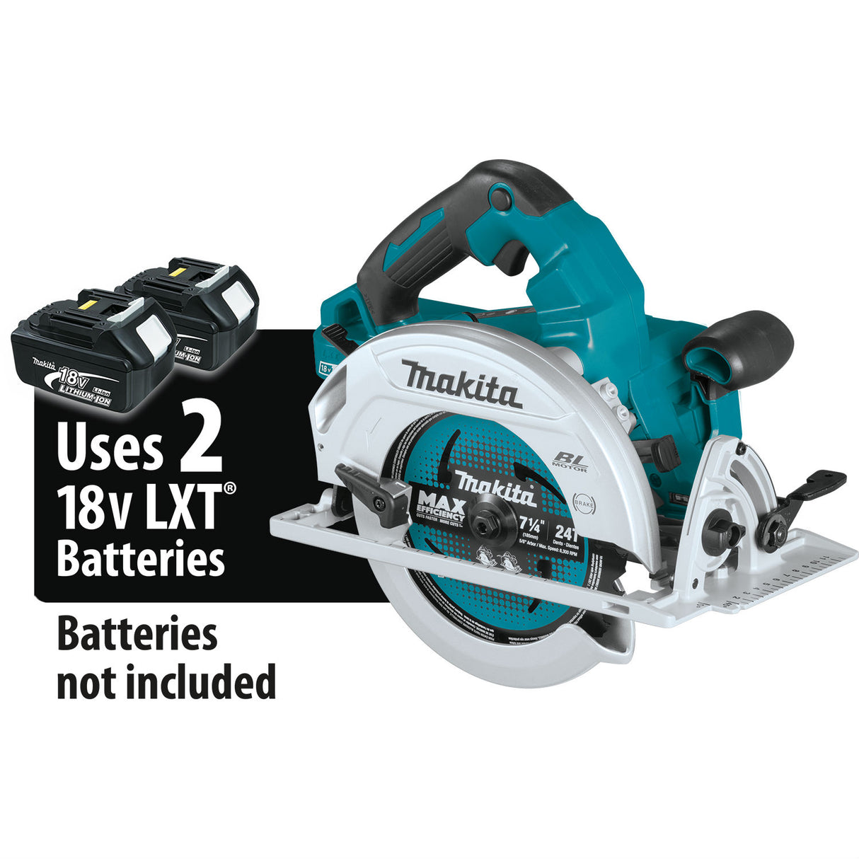 Makita XSH07ZU 18V X2 LXT Circular Saw Top Handle, Tool Only