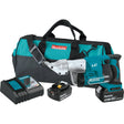 Makita XSJ01T 18V LXT Li-Ion Cordless 18 Gauge Straight Shear Kit (5.0Ah)