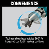 Makita XSJ05T 18V LXT Lithium-Ion Brushless Cordless 1/2" Fiber Cement Shear Kit (5.0Ah) - 8