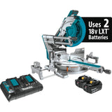 Makita XSL08PT 18V X2 LXT (36V) Brushless 12" Sliding Compound Miter Saw - 2
