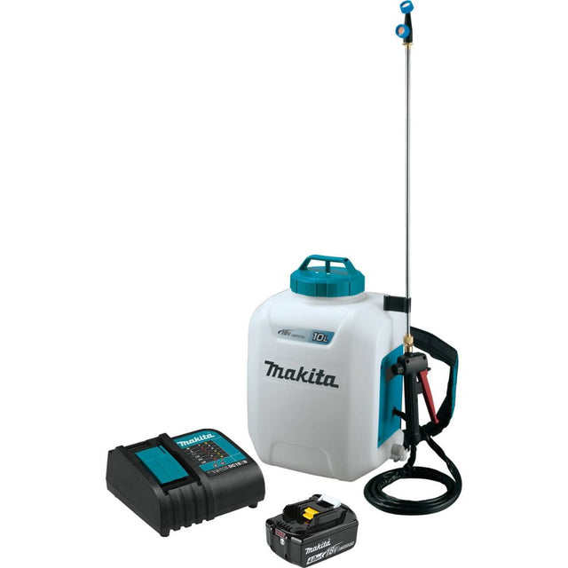 Makita XSU01SM1 18V LXT Lithium-Ion Cordless 2.6 Gallon Backpack Sprayer Kit (4.0Ah)