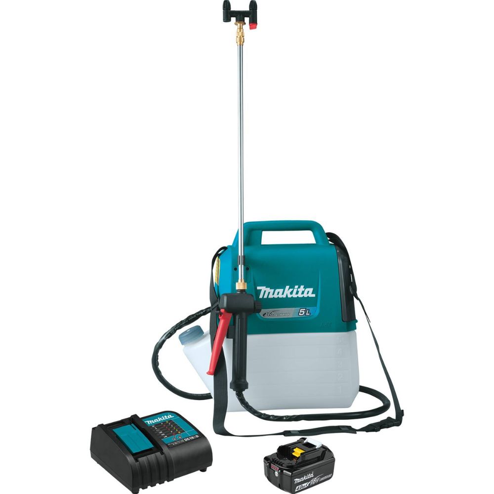 Makita XSU03SM1 18V LXT Lithium-Ion Cordless 1.3 Gallon Sprayer Kit (4.0Ah)