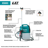 Makita XSU03SM1 18V LXT Lithium-Ion Cordless 1.3 Gallon Sprayer Kit (4.0Ah) - 2