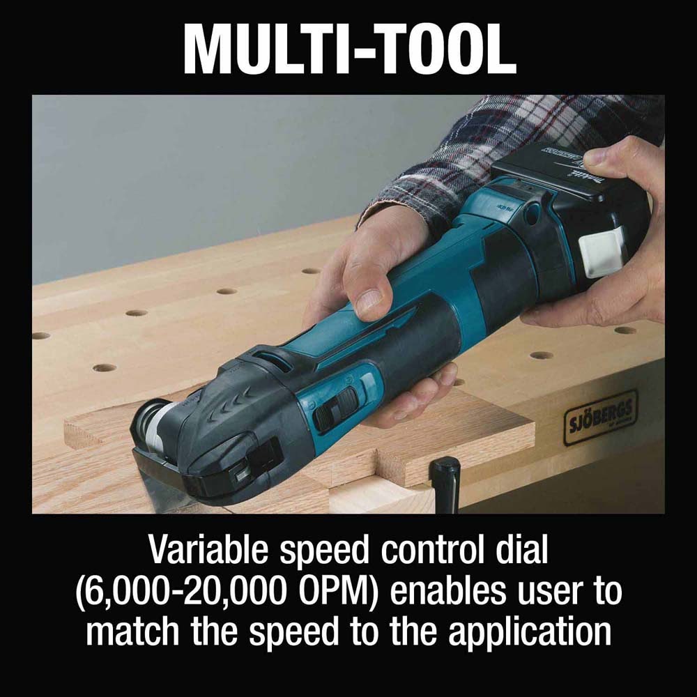 Makita XT1001SM 18V LXT Lithium-Ion Cordless 10-Pc. Woodworking Combo Kit (4.0Ah) - 19