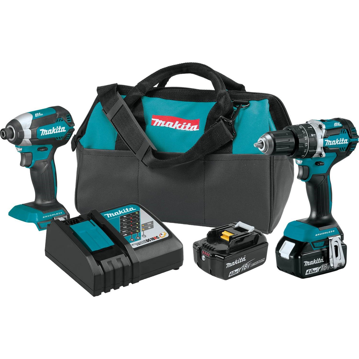 Makita XT269M 18V LXT Li-Ion BL 2-Piece Kit 4.0 Ah - 2