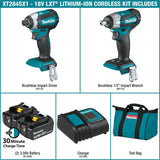 Makita XT284SX1 18V LXT Brushless 2-Pc. Combo Kit (3.0Ah) - 11