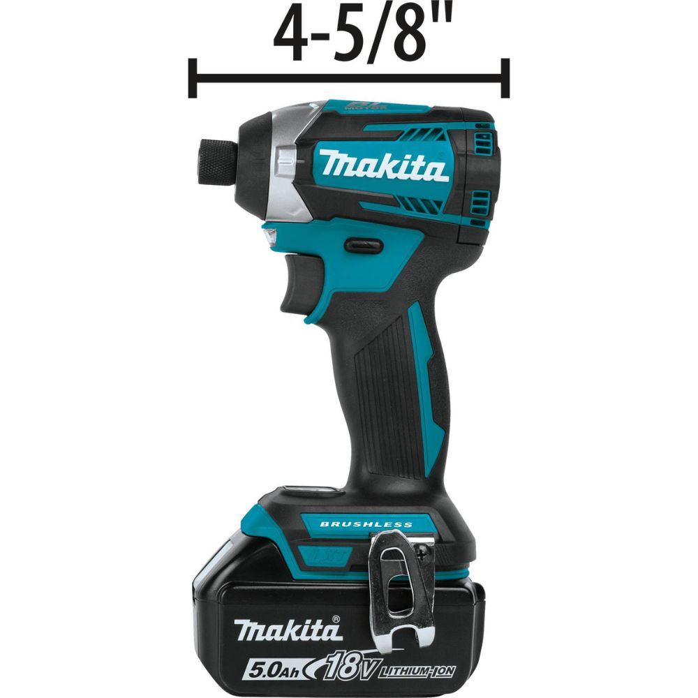 Makita XT295PT 18V LXT Lithium-Ion Brushless Cordless 2-Pc. Combo Kit (5.0Ah) - 12