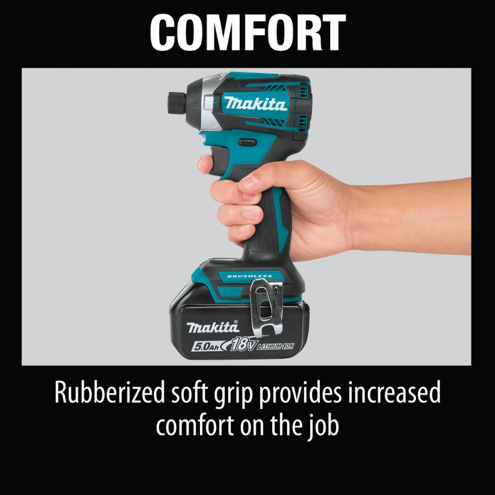 Makita XT295PT 18V LXT Lithium-Ion Brushless Cordless 2-Pc. Combo Kit (5.0Ah) - 19