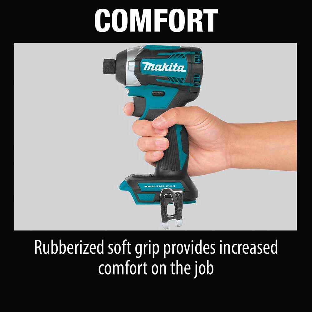 Makita XT296SMR 18V LXT Lithium-Ion Brushless Cordless 2-Pc. Combo Kit (2.0Ah/4.0Ah) - 14