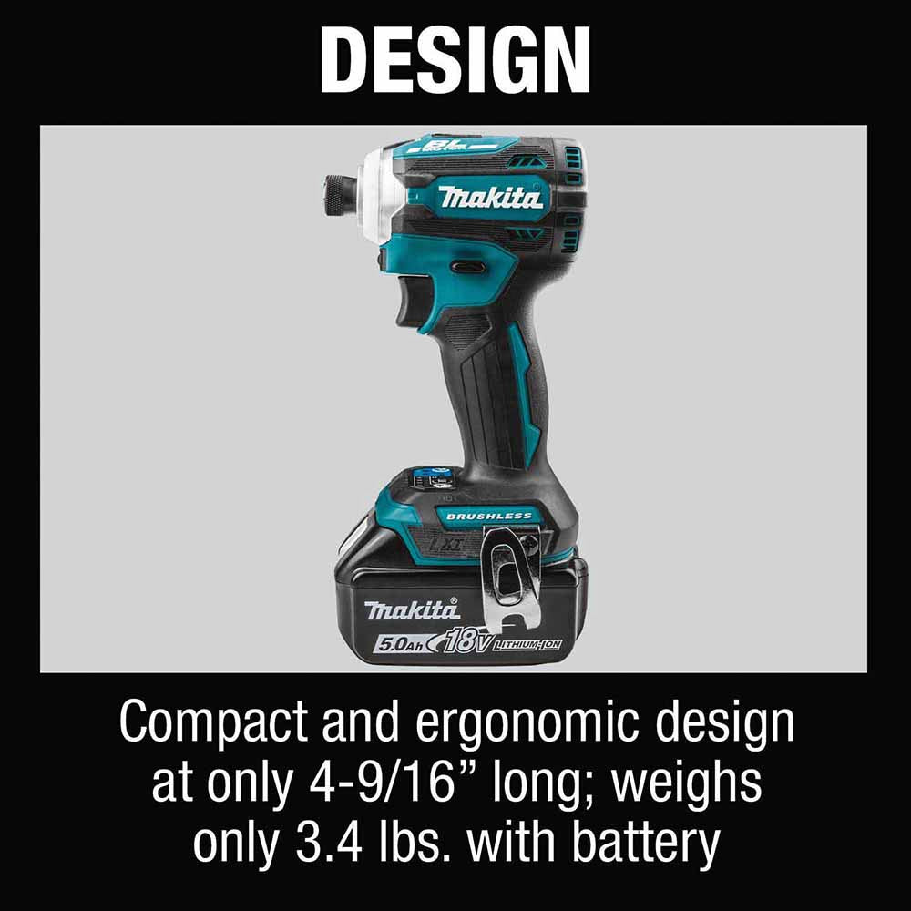 Makita XT507PT 18V LXT 5-Pc. Combo Kit (5.0Ah) - 14