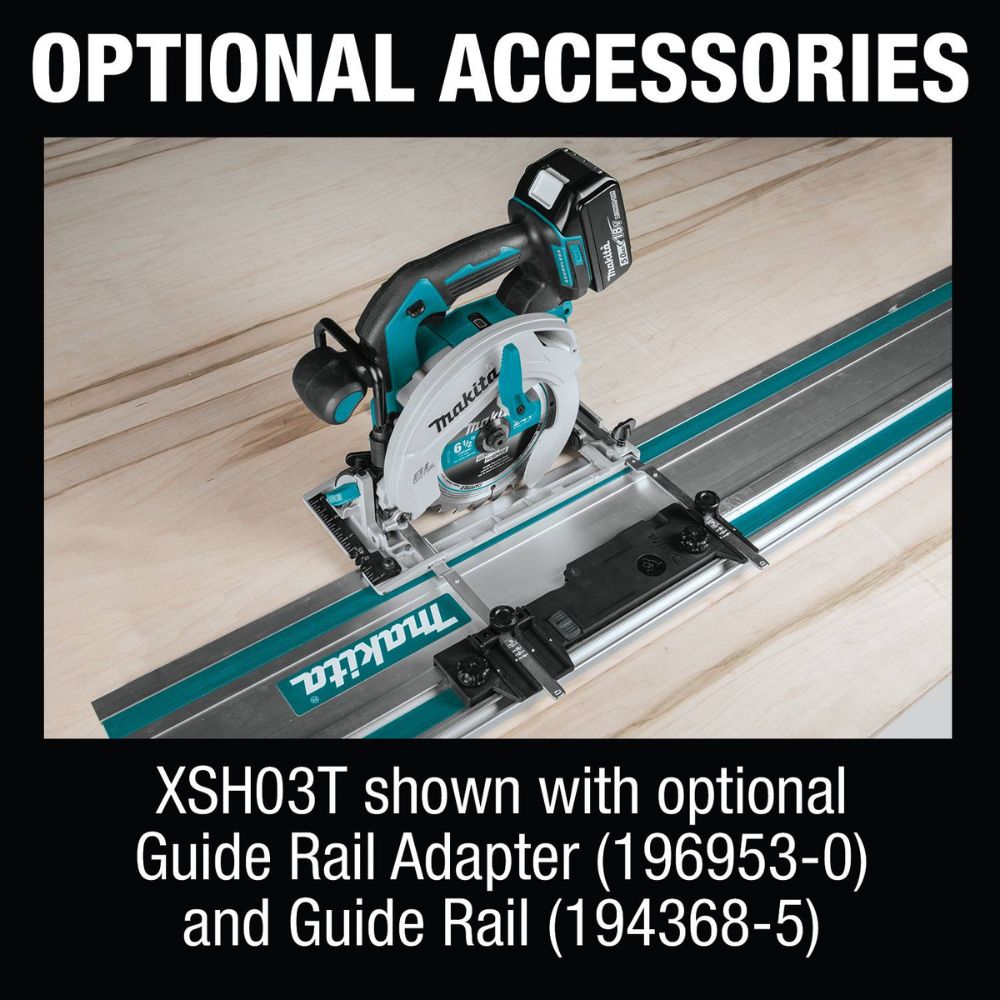 Makita XT707PT 18V LXT Lithium-Ion Brushless Cordless 7 Pc. Combo Kit, XPH14Z, XDT14Z, XRJ05Z, XSH03Z, XAG04Z, XRM06B, DML815, dual port charger, bag (5.0Ah) - 22