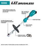 Makita XUX02SM1X4 18V LXT Lithium-Ion Brushless Cordless Couple Shaft Power Head Kit w/ 13" String Trimmer & 10" Pole Saw Attachments, with one battery (4.0Ah) - 2