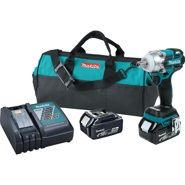 Makita XWT02M 18V LXT Lithium-Ion Brushless 3-Speed 1/2" Impact Wrench Kit