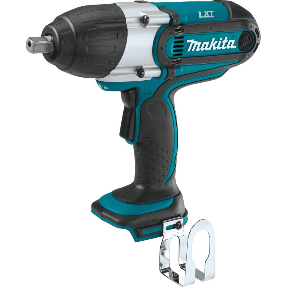 Makita XWT04S1 18V LXT Lithium-Ion Cordless 1/2" Sq. Drive Impact Wrench Kit, rev., rocker switch, L.E.D. Light, bag, with one battery (3.0Ah) - 3