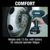 Makita XWT04S1 18V LXT Lithium-Ion Cordless 1/2" Sq. Drive Impact Wrench Kit, rev., rocker switch, L.E.D. Light, bag, with one battery (3.0Ah) - 11