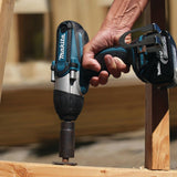 Makita XWT04S1 18V LXT Lithium-Ion Cordless 1/2" Sq. Drive Impact Wrench Kit, rev., rocker switch, L.E.D. Light, bag, with one battery (3.0Ah) - 15