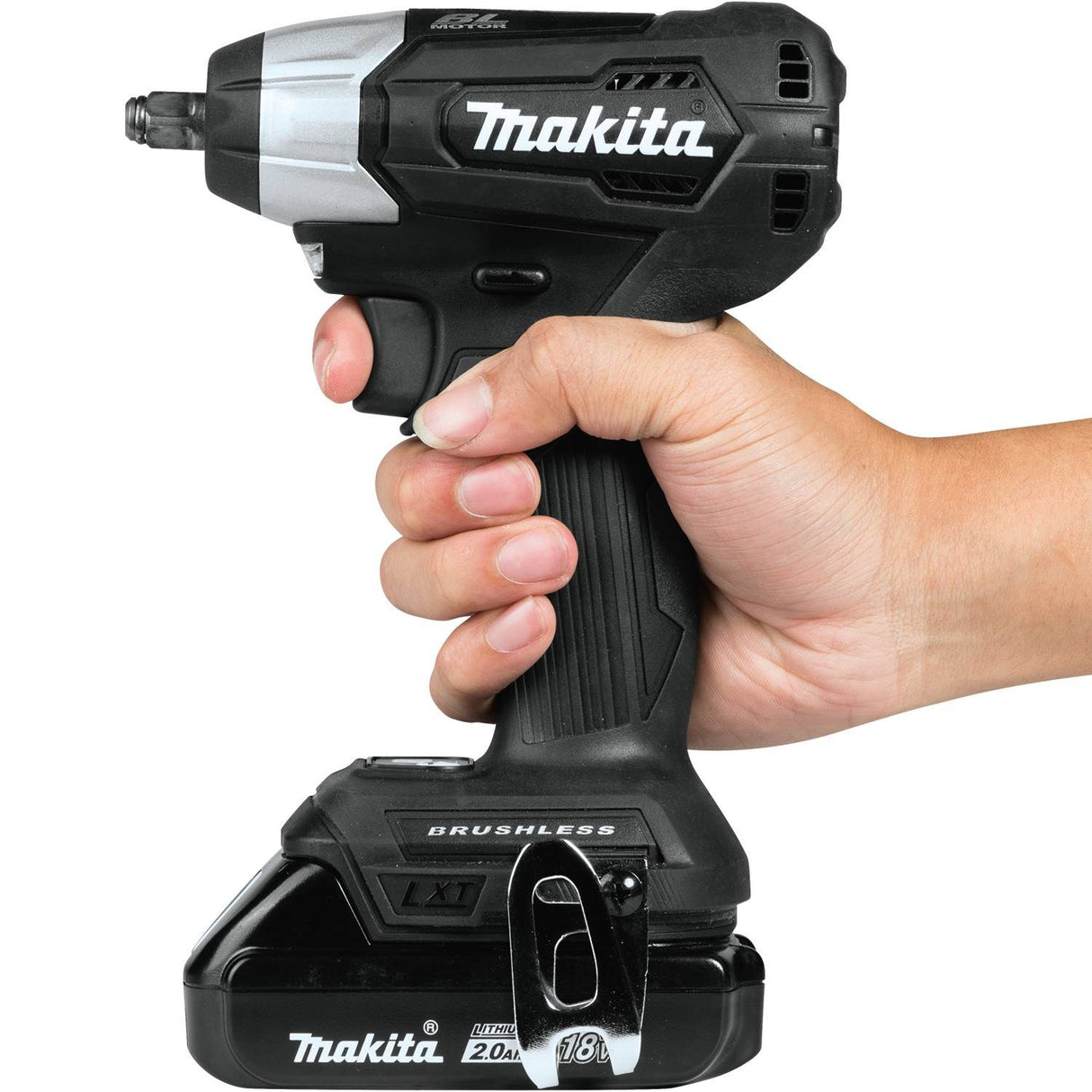 Makita XWT12RB 18V LXT SubCompact Brushless 3/8" Sq Drive Impact Wrench Kit - 4