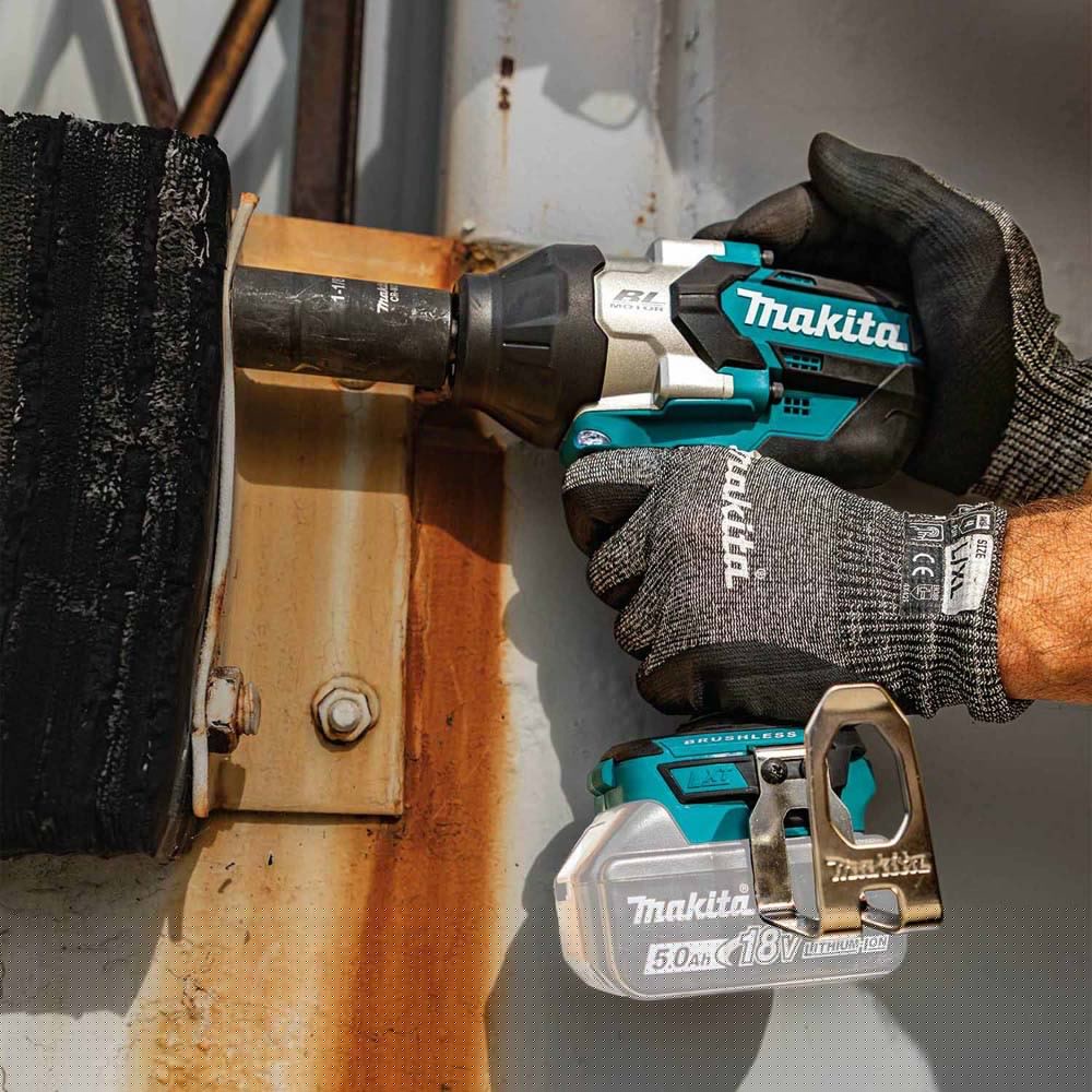Makita XWT19XVZ 18V LXT Lithium-Ion Brushless Cordless 3-Speed 1/2" Sq. Drive Utility Impact Wrench w/ Detent Anvil, Tool Only - 13