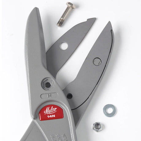 Malco M14NRB Carbon Steel Replacement Blade Set for M14N 14" Andy Snips (1 Set)