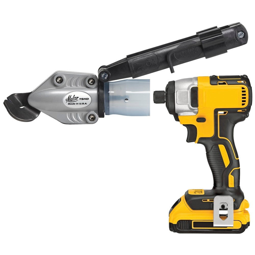 Malco TSHD Turbo Shear Heavy Duty Sheet Metal Cutting Attachment
