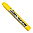 Markal 80321 #500 Lumber Crayon Yellow 4-5/8" x 1/2" (12 Pack)
