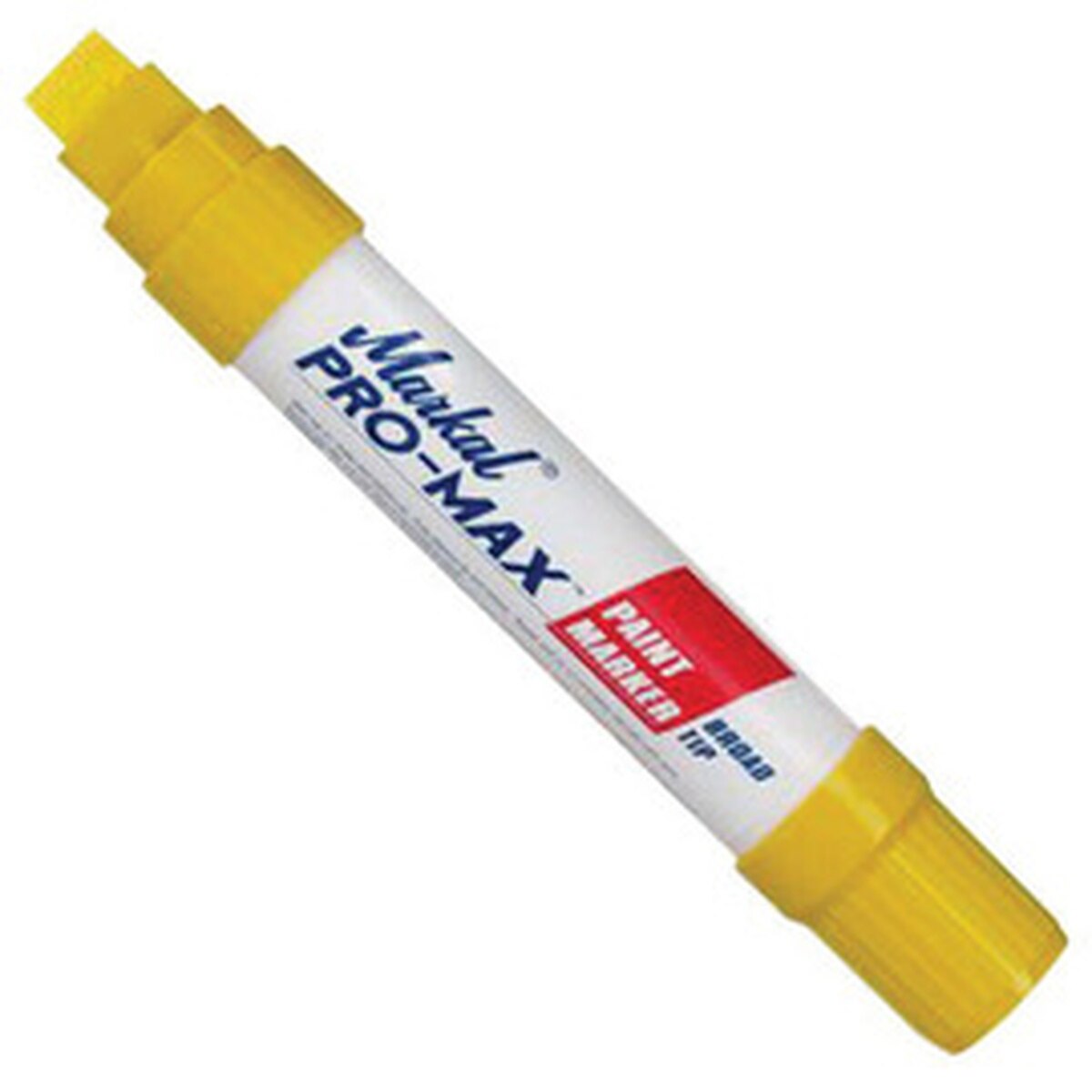 Markal 90901 Pro-Max Yellow Paint Marker with 9/16" Jumbo Tip
