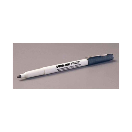 Markall 96023 Dura-Ink #15 Permanent Black Ink Marker, Fine Point