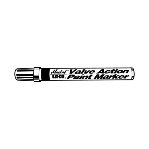 Markall 96823 Black Valve Action® Paint Marker - Medium Tip