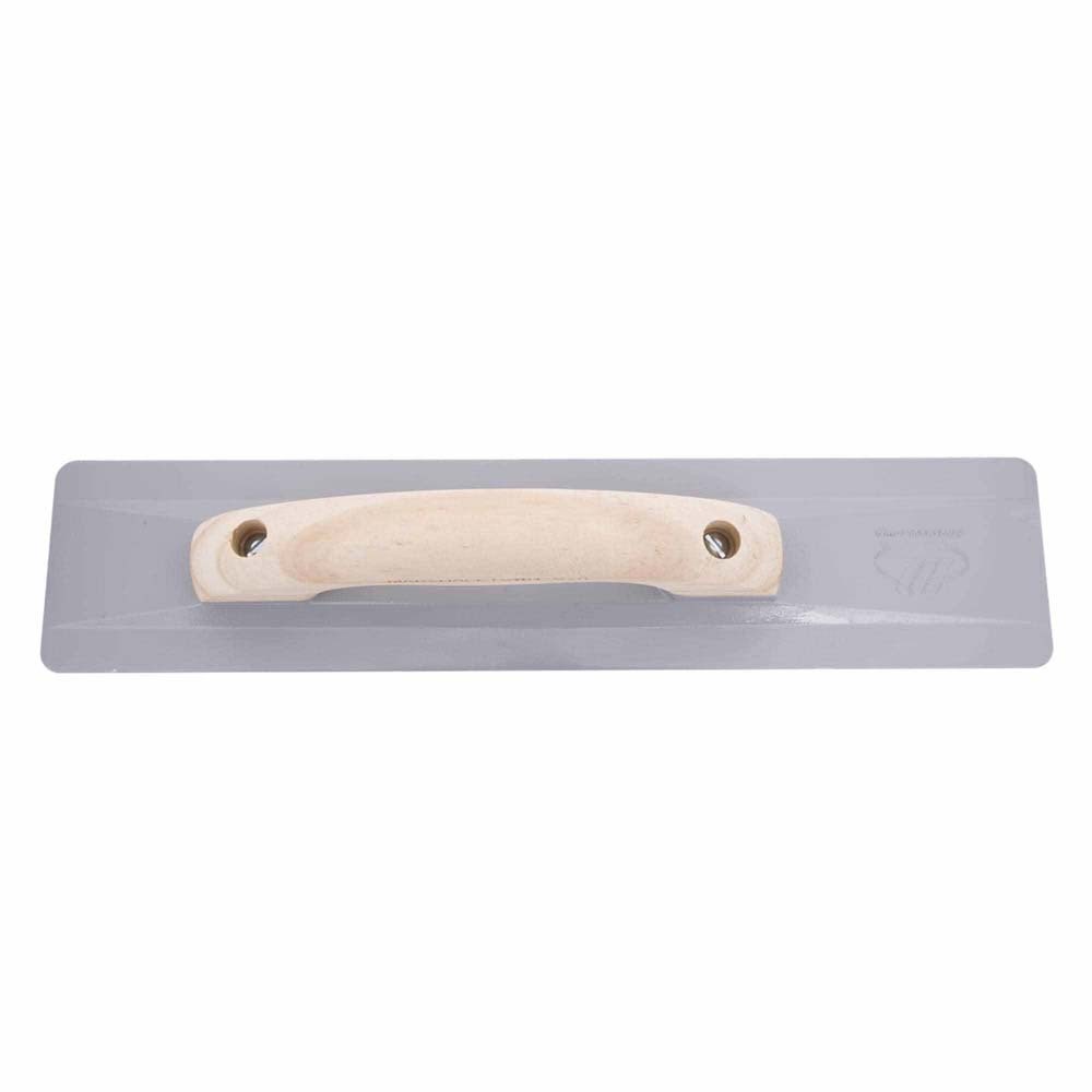 Marshalltown 06150LRW 16 x 3.5 in. Beveled Cast Magnesium Hand Float with Large Round Wood Handle - 4