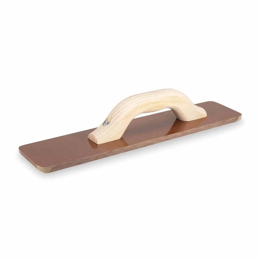 MarshallTown 4526W 16" x 3-1-2" Resin Hand Float Square End with Wood Handle - 2