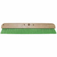 MarshallTown 6560 24" Green Nylon Wood Backed Concrete Broom for Light Texture Finish