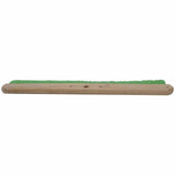 MarshallTown 6560 24" Green Nylon Wood Backed Concrete Broom for Light Texture Finish - 5