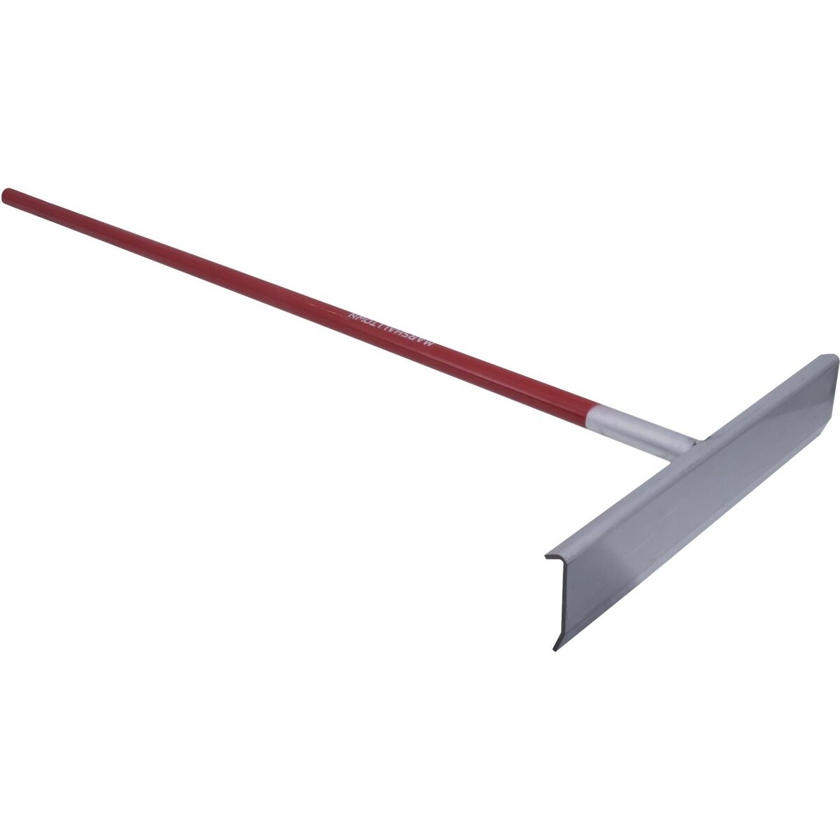 MarshallTown RED700200A All Aluminum Push-N-Pull Concrete Placer 20" x 4" Blade with 60" Handle - 2