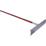 MarshallTown RED700200A All Aluminum Push-N-Pull Concrete Placer 20" x 4" Blade with 60" Handle - 2