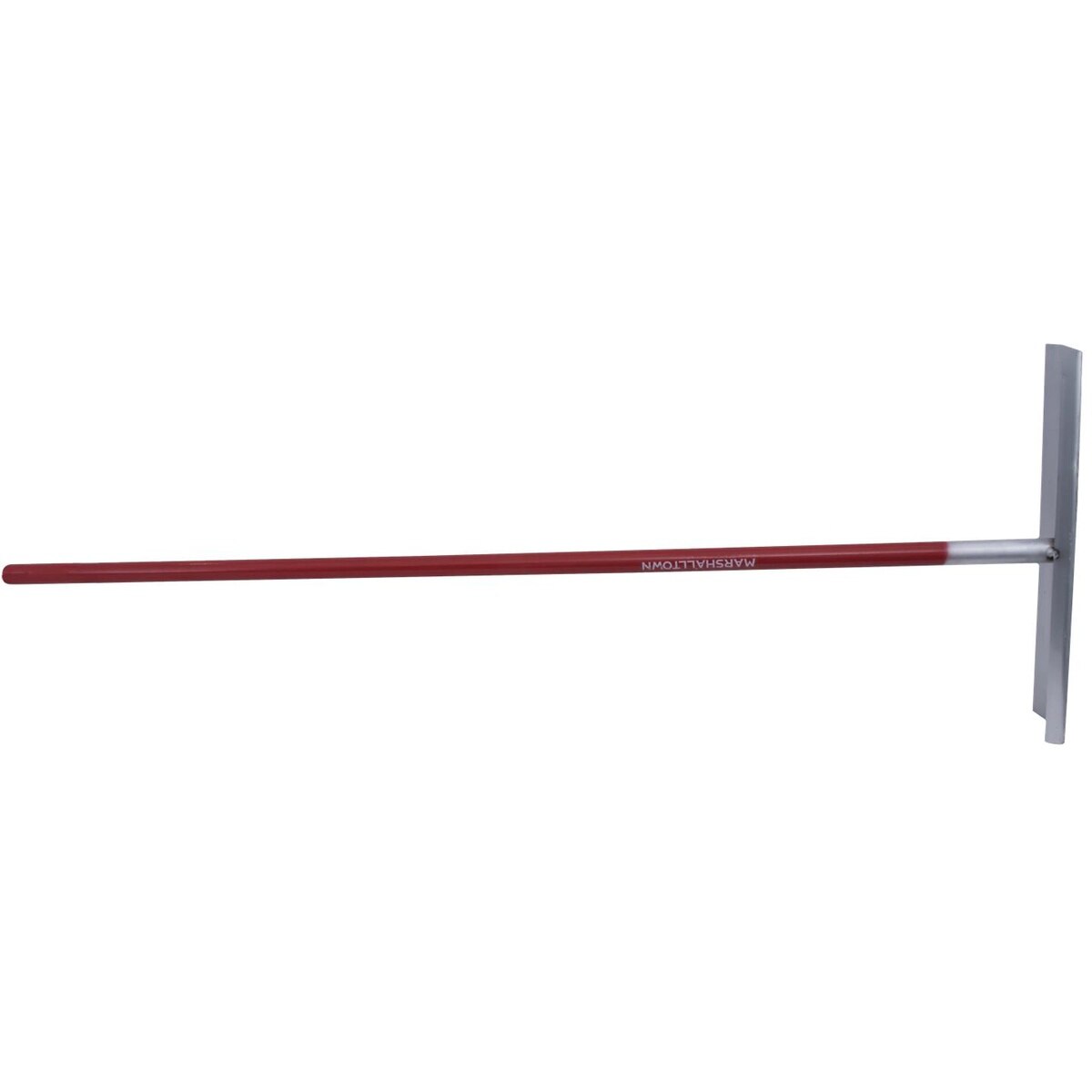 MarshallTown RED700200A All Aluminum Push-N-Pull Concrete Placer 20" x 4" Blade with 60" Handle - 3