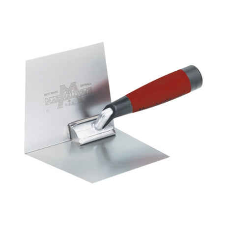 MarshallTown 23D 4" x 5" Inside Drywall Corner Trowel with DuraSoft Handle