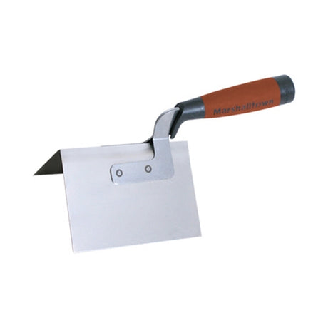 MarshallTown 25D 5" x 3-3/4" Outside Corner Trowel with DuraSoft Handle