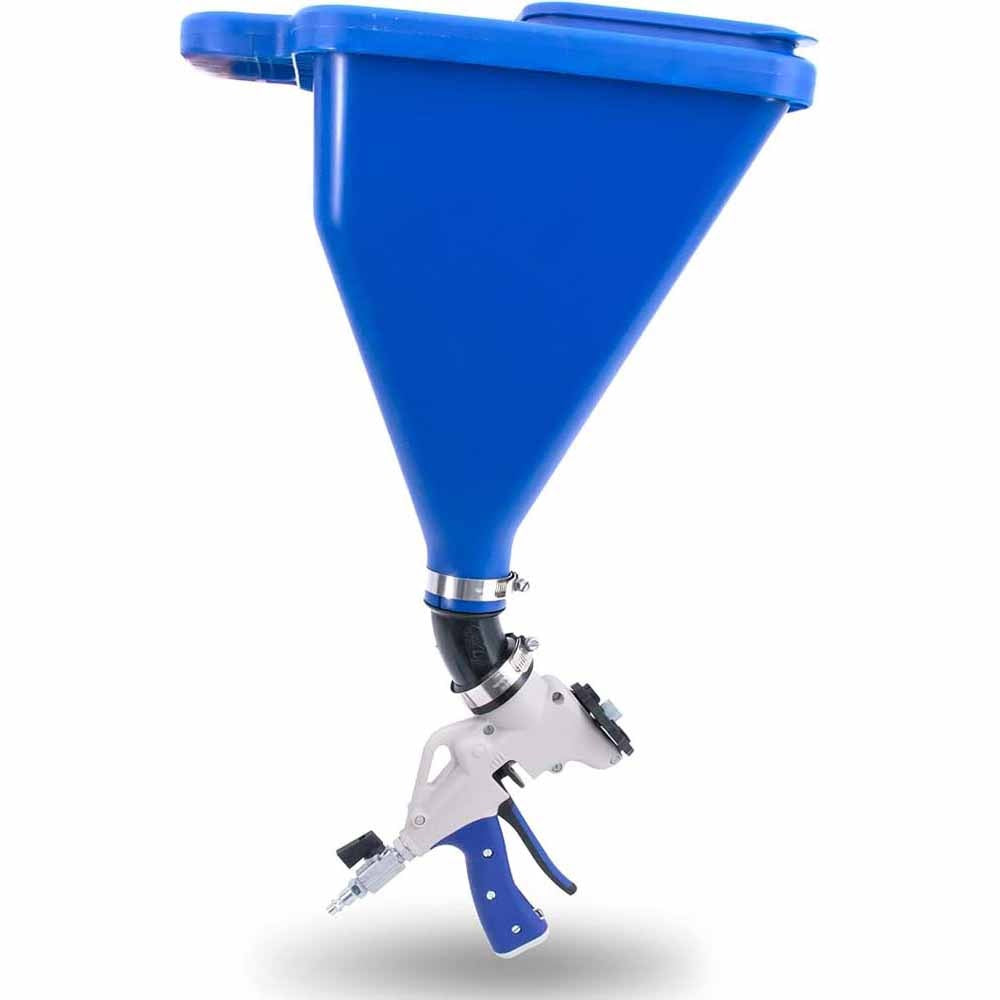 Marshalltown 28295 SharpShooter 2.1 Hopper Gun Kit with 2-Gallon Hopper and 45 Degree Angle Adapter