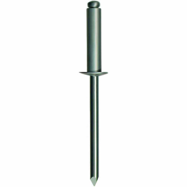 Marson 48600 Open End Blind Rivet, Copper Body with Button Head, 1/8 in. Diameter, #30 Drill, 0.063-0.125 in. Grip (500 Pack)