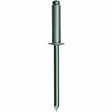 Marson 48600 Open End Blind Rivet, Copper Body with Button Head, 1/8 in. Diameter, #30 Drill, 0.063-0.125 in. Grip (500 Pack)