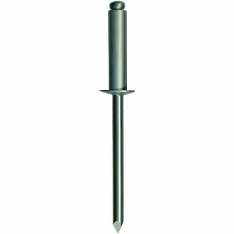 Marson 48600 Open End Blind Rivet, Copper Body with Button Head, 1/8 in. Diameter, #30 Drill, 0.063-0.125 in. Grip (500 Pack)