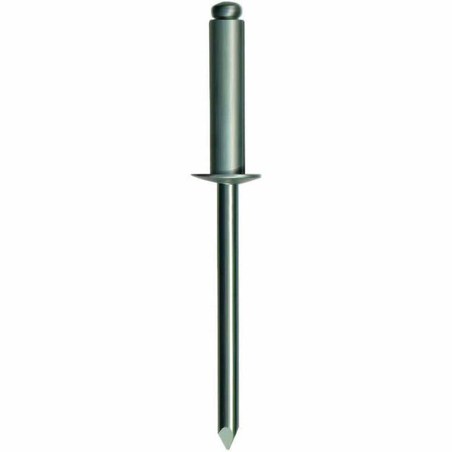 Marson 48600 Open End Blind Rivet, Copper Body with Button Head, 1/8 in. Diameter, #30 Drill, 0.063-0.125 in. Grip (500 Pack)